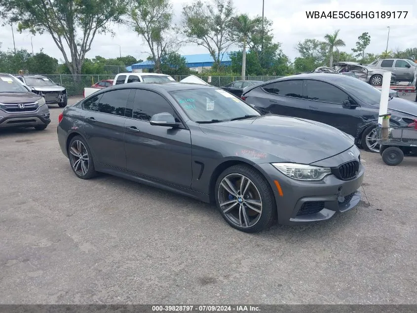 2017 BMW 440I Gran Coupe xDrive VIN: WBA4E5C56HG189177 Lot: 39828797