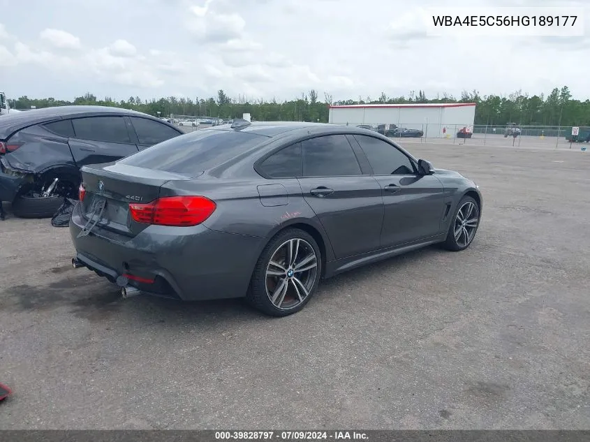 WBA4E5C56HG189177 2017 BMW 440I Gran Coupe xDrive