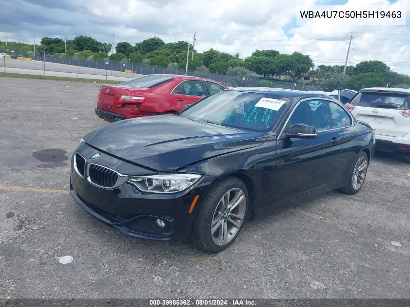 WBA4U7C50H5H19463 2017 BMW 430I