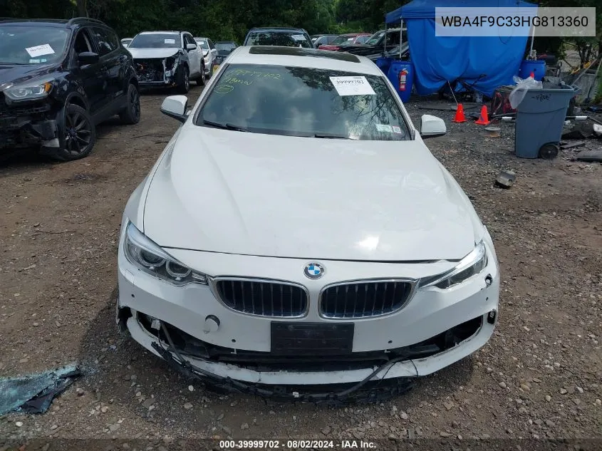 WBA4F9C33HG813360 2017 BMW 430I Gran Coupe xDrive