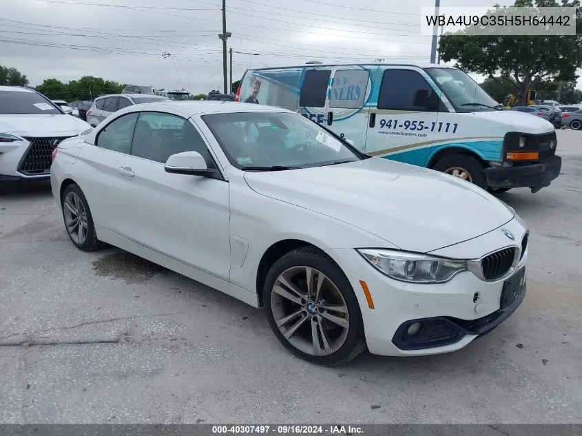 2017 BMW 430Xi VIN: WBA4U9C35H5H64442 Lot: 40307497