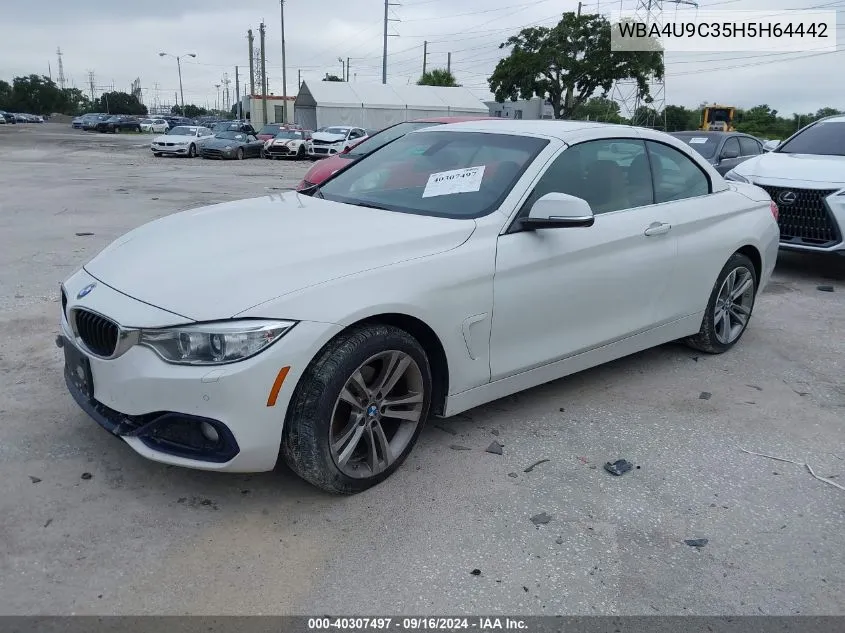 2017 BMW 430Xi VIN: WBA4U9C35H5H64442 Lot: 40307497