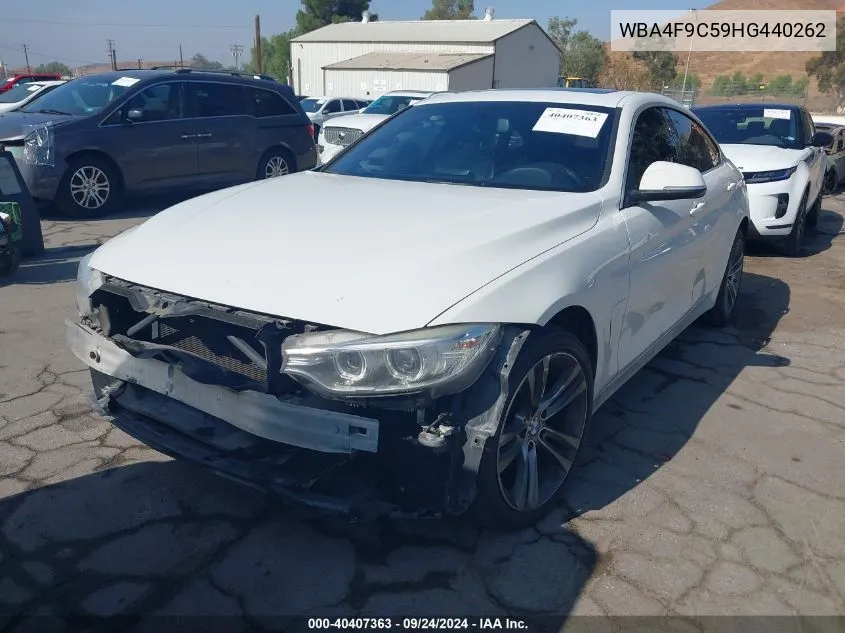 WBA4F9C59HG440262 2017 BMW 430I Gran Coupe xDrive