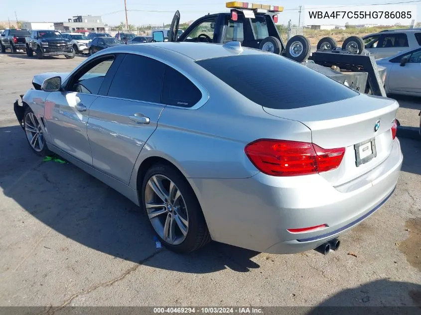 2017 BMW 430I Gran Coupe VIN: WBA4F7C55HG786085 Lot: 40469294