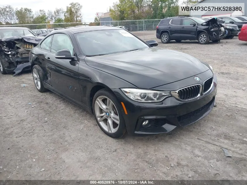 2017 BMW 440Xi VIN: WBA4P3C57HK528380 Lot: 40528976