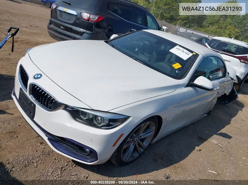 2018 BMW 430I VIN: WBA4Z1C56JEA31293 Lot: 40238208