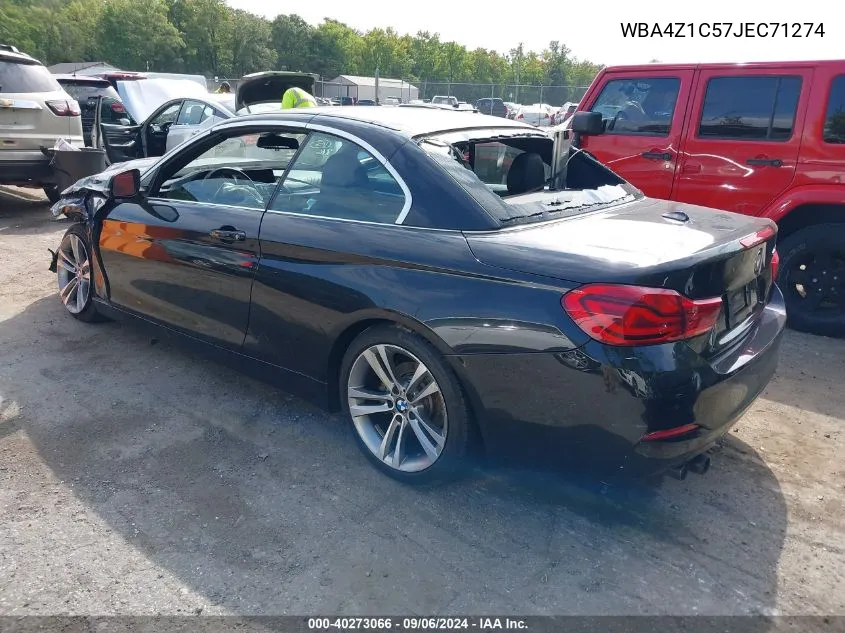 2018 BMW 430I VIN: WBA4Z1C57JEC71274 Lot: 40273066