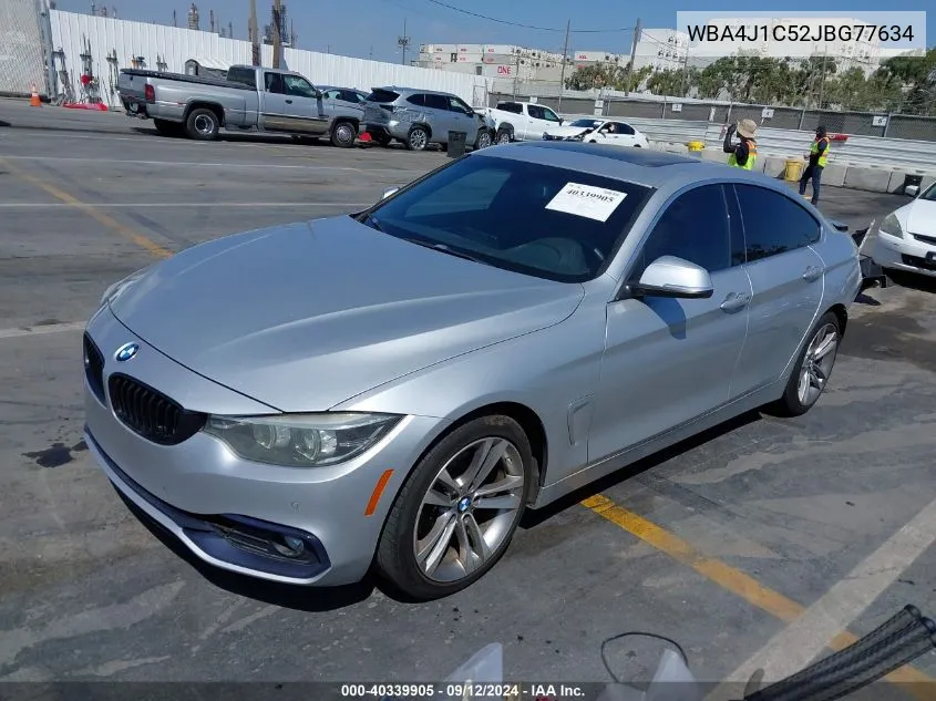 WBA4J1C52JBG77634 2018 BMW 430I Gran Coupe