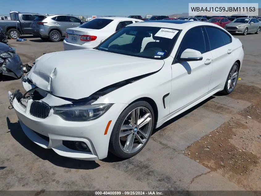 WBA4J1C59JBM11153 2018 BMW 430I Gran Coupe