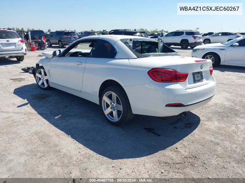 2018 BMW 430I VIN: WBA4Z1C5XJEC60267 Lot: 40467705