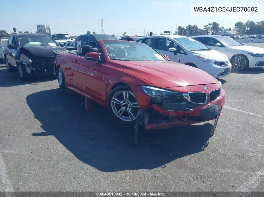 2018 BMW 430I VIN: WBA4Z1C54JEC70602 Lot: 40513932