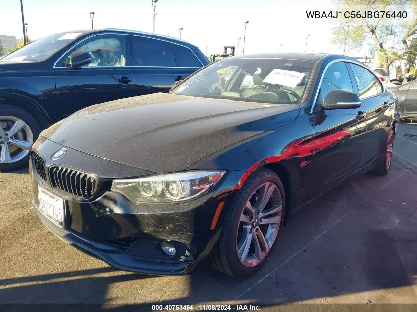 2018 BMW 430I Gran Coupe VIN: WBA4J1C56JBG76440 Lot: 40753464