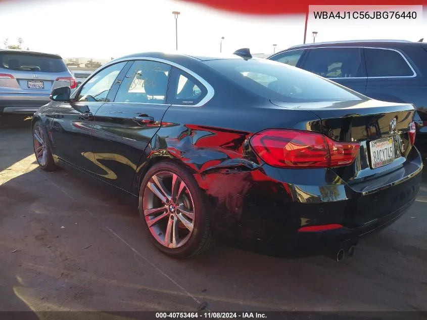 2018 BMW 430I Gran Coupe VIN: WBA4J1C56JBG76440 Lot: 40753464