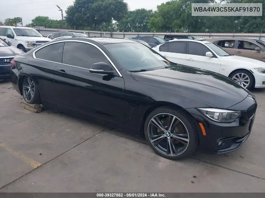 WBA4W3C55KAF91870 2019 BMW 430I