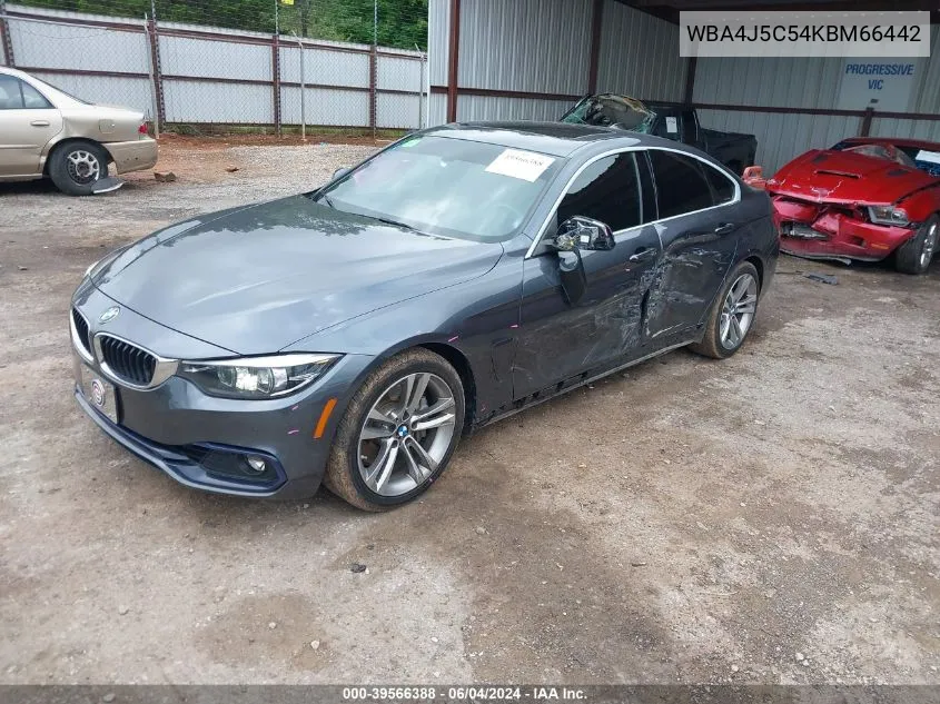 2019 BMW 440I Gran Coupe VIN: WBA4J5C54KBM66442 Lot: 39566388