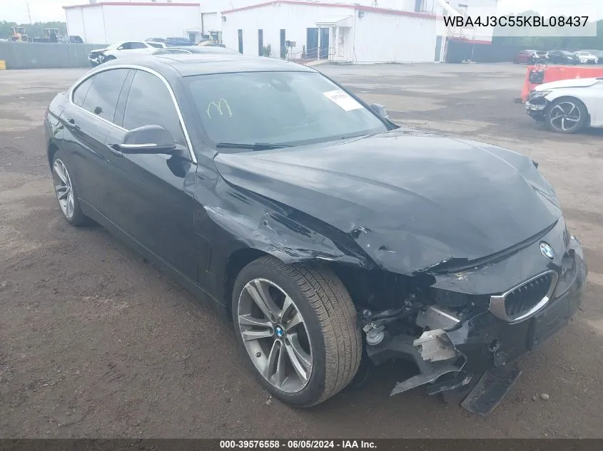 WBA4J3C55KBL08437 2019 BMW 430I Gran Coupe xDrive