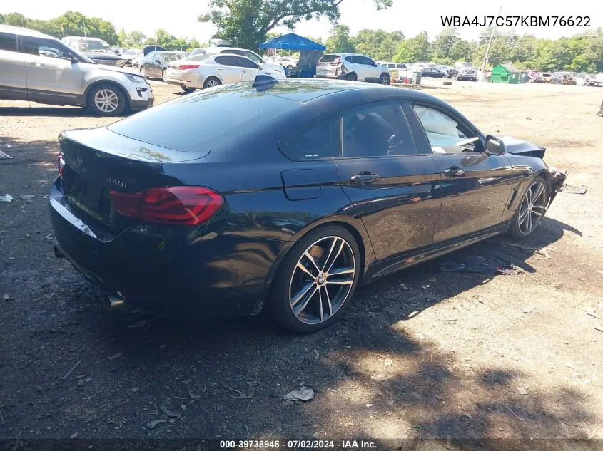 WBA4J7C57KBM76622 2019 BMW 440I Gran Coupe xDrive