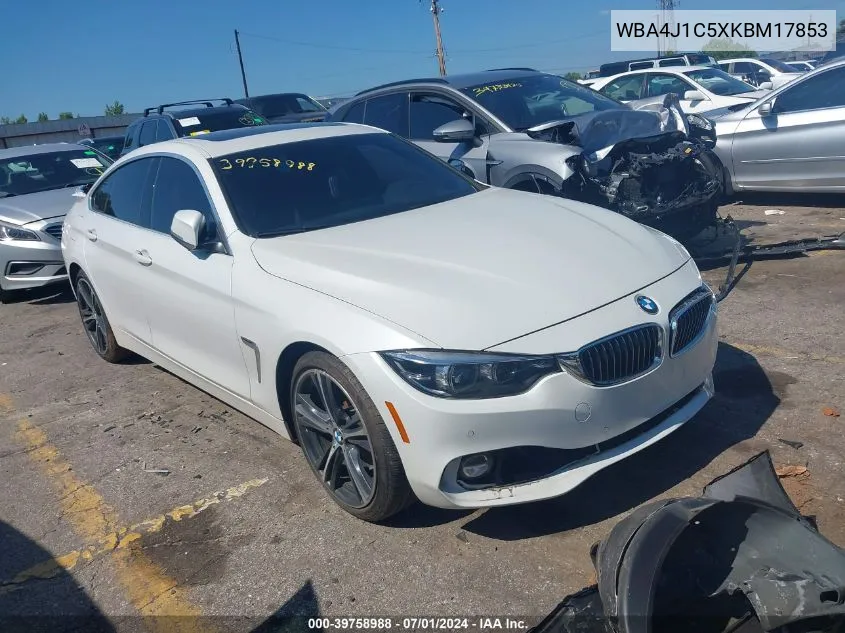 WBA4J1C5XKBM17853 2019 BMW 430I Gran Coupe