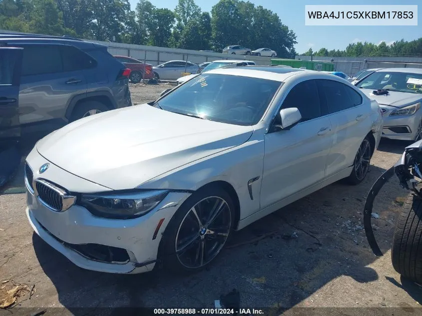 WBA4J1C5XKBM17853 2019 BMW 430I Gran Coupe