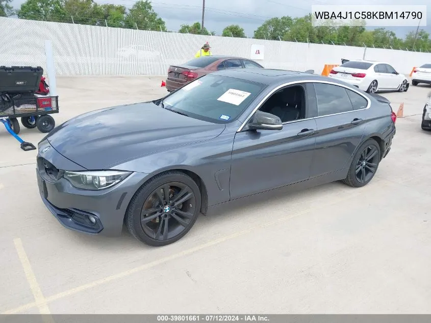 WBA4J1C58KBM14790 2019 BMW 430I Gran Coupe