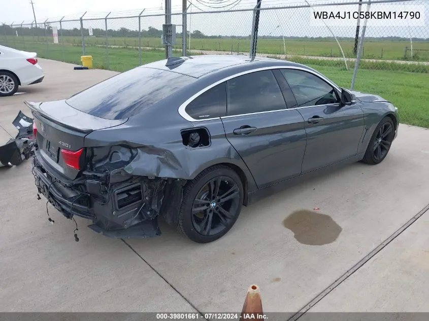 WBA4J1C58KBM14790 2019 BMW 430I Gran Coupe