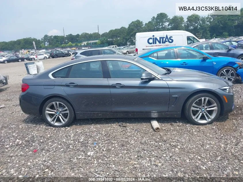 WBA4J3C53KBL10414 2019 BMW 430I Gran Coupe xDrive