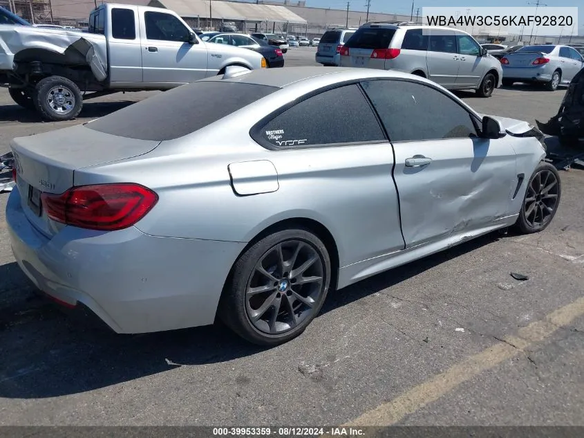 WBA4W3C56KAF92820 2019 BMW 430I