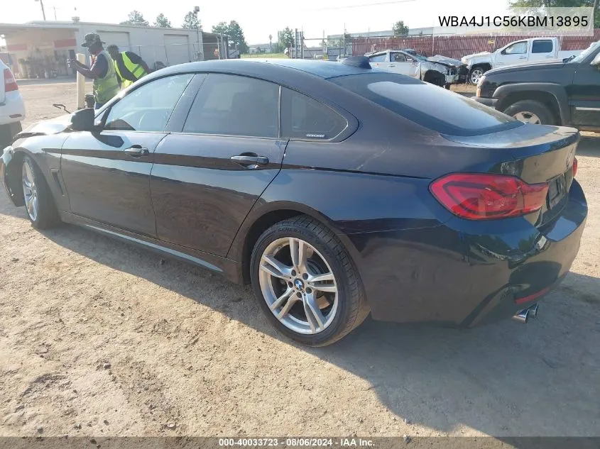 2019 BMW 430I Gran Coupe VIN: WBA4J1C56KBM13895 Lot: 40033723