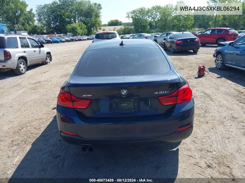 WBA4J3C5XKBL06294 2019 BMW 4 Series 430I xDrive