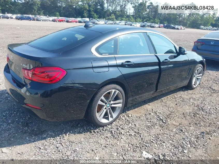 WBA4J3C54KBL08428 2019 BMW 4 Series 430I xDrive