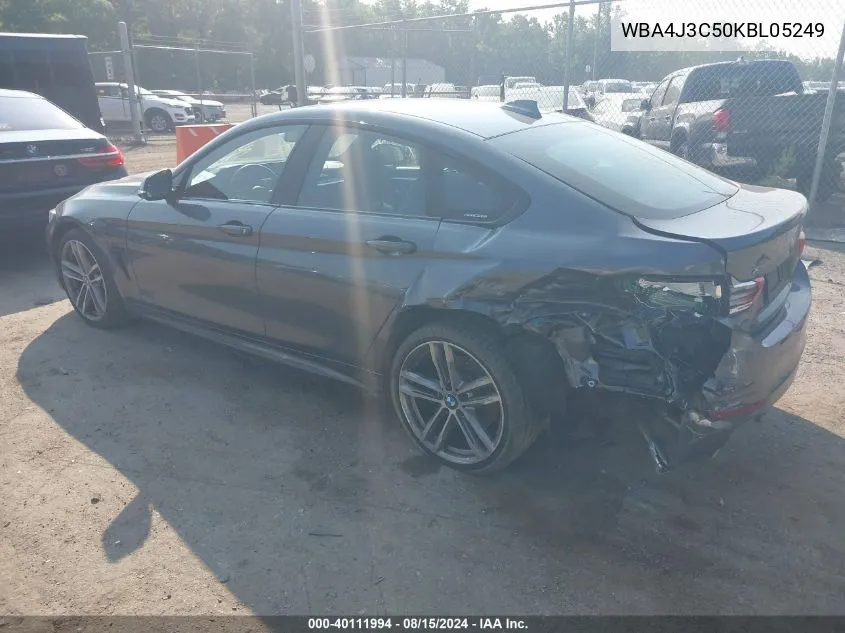 WBA4J3C50KBL05249 2019 BMW 4 Series 430I xDrive