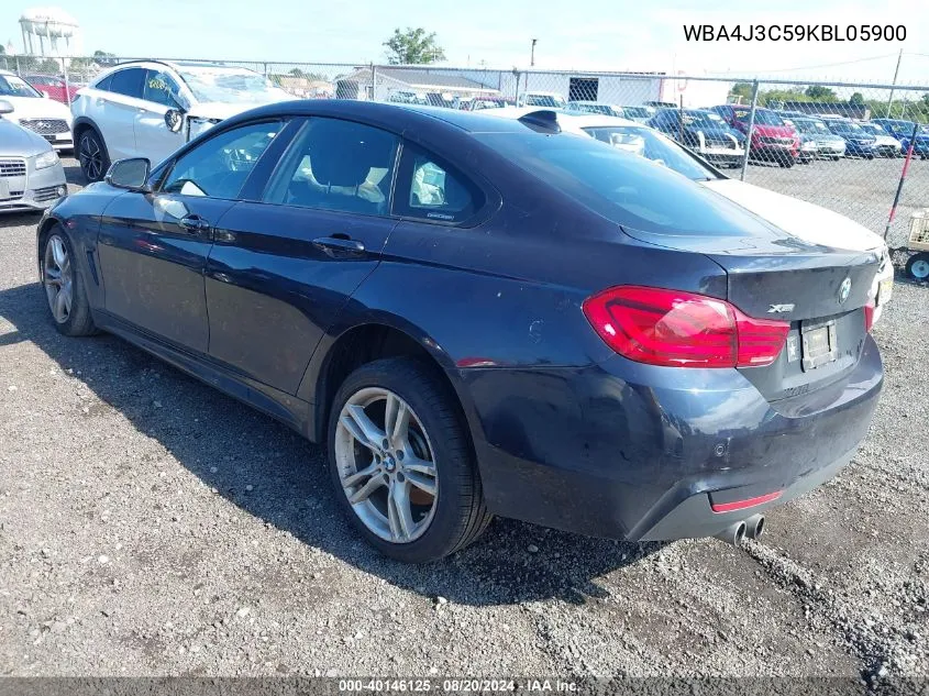 WBA4J3C59KBL05900 2019 BMW 430Xi Gran Coupe