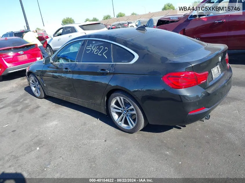 WBA4J1C5XKBM15746 2019 BMW 430I Gran Coupe