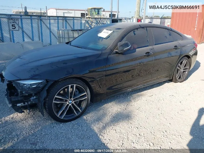 WBA4J5C53KBM66691 2019 BMW 440I Gran Coupe