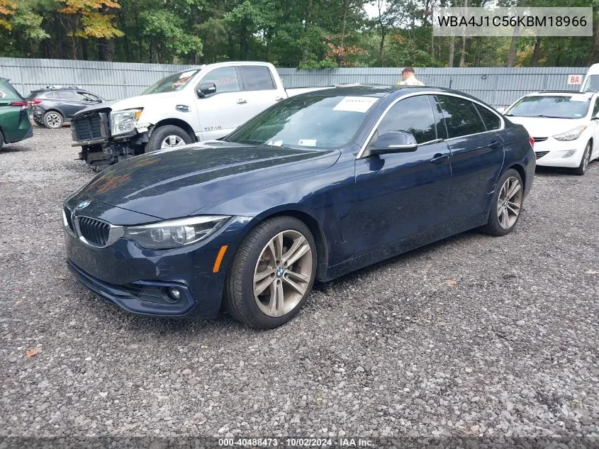 2019 BMW 430I Gran Coupe VIN: WBA4J1C56KBM18966 Lot: 40488473