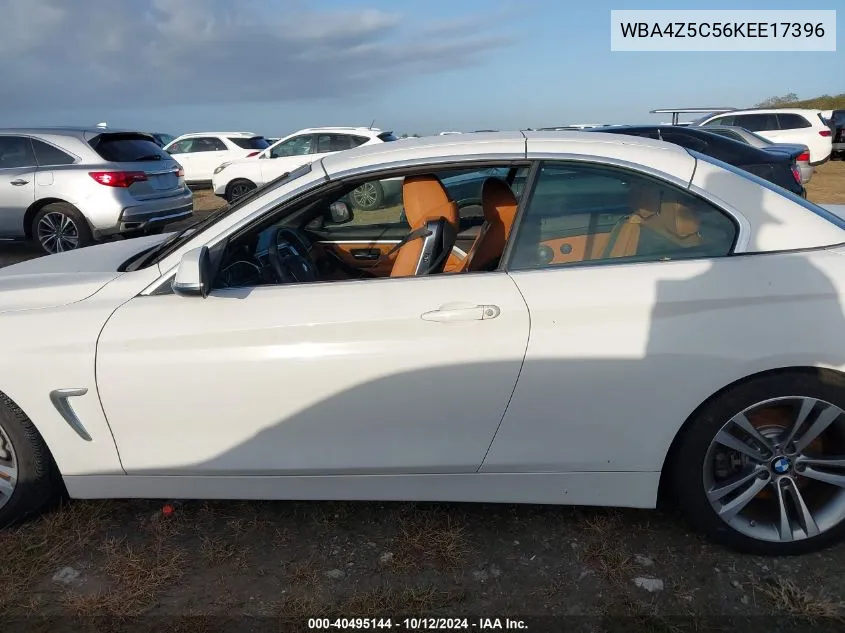 2019 BMW 440I VIN: WBA4Z5C56KEE17396 Lot: 40495144