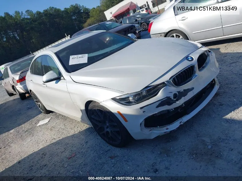 2019 BMW 430I Gran Coupe VIN: WBA4J1C51KBM13349 Lot: 40524087