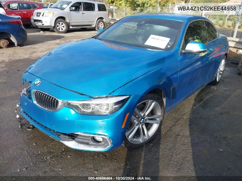 2019 BMW 430I VIN: WBA4Z1C52KEE44958 Lot: 40686464