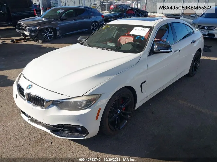 WBA4J5C59KBM65349 2019 BMW 440I Gran Coupe