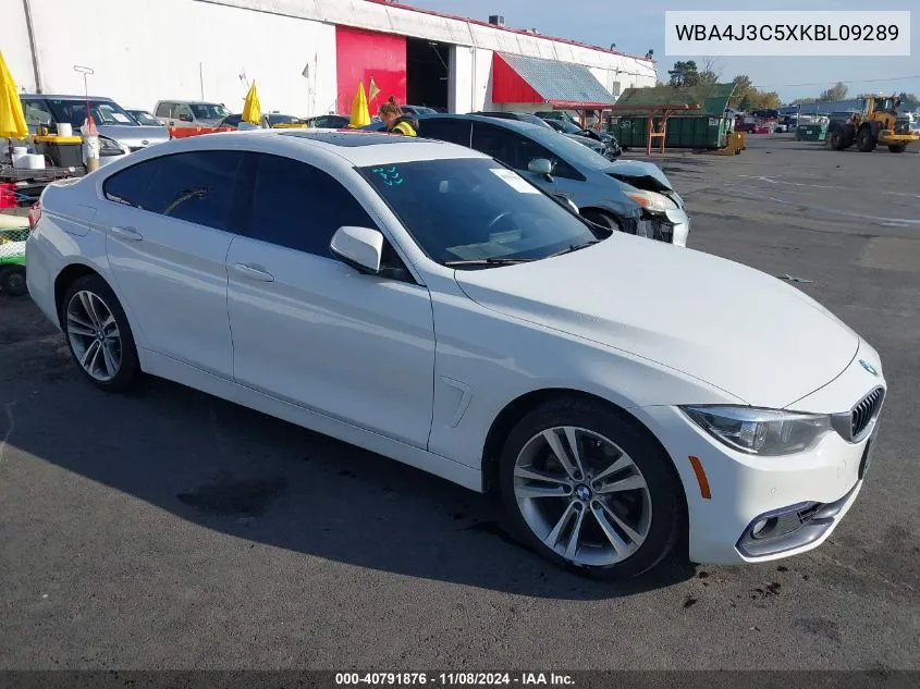 2019 BMW 430I Gran Coupe xDrive VIN: WBA4J3C5XKBL09289 Lot: 40791876