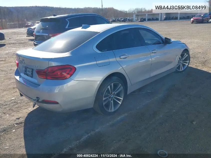 2019 BMW 430I Gran Coupe xDrive VIN: WBA4J3C55KBL08499 Lot: 40824224