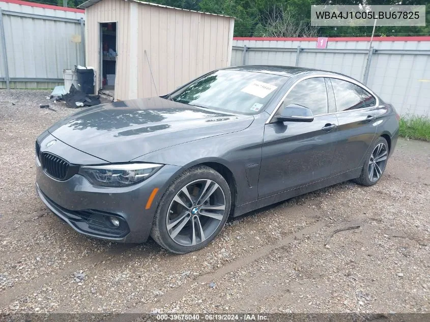 2020 BMW 430I Gran Coupe VIN: WBA4J1C05LBU67825 Lot: 39675040