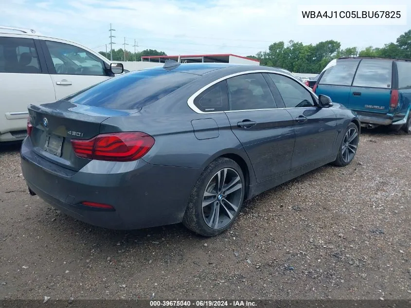 WBA4J1C05LBU67825 2020 BMW 430I Gran Coupe