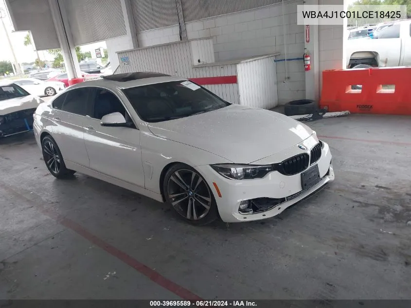 WBA4J1C01LCE18425 2020 BMW 430I Gran Coupe