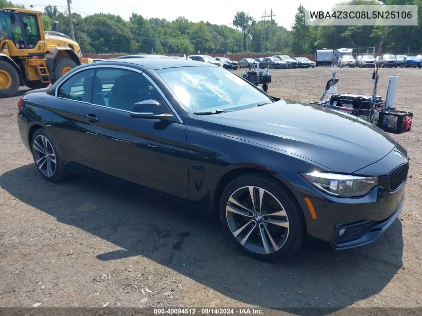 2020 BMW 430I xDrive VIN: WBA4Z3C08L5N25106 Lot: 40094512