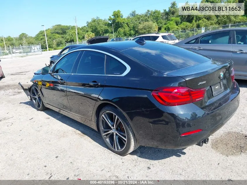 WBA4J3C08LBL11662 2020 BMW 430Xi Gran Coupe