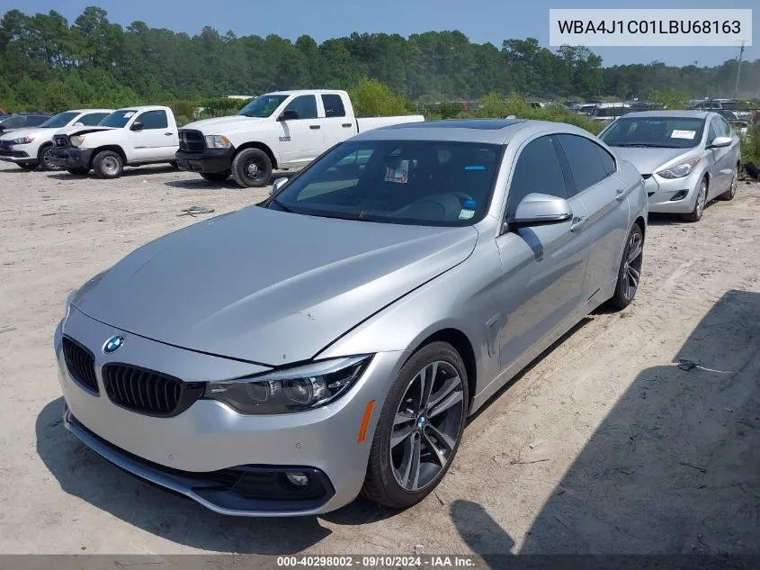 2020 BMW 430I Gran Coupe Gran Coupe VIN: WBA4J1C01LBU68163 Lot: 40298002