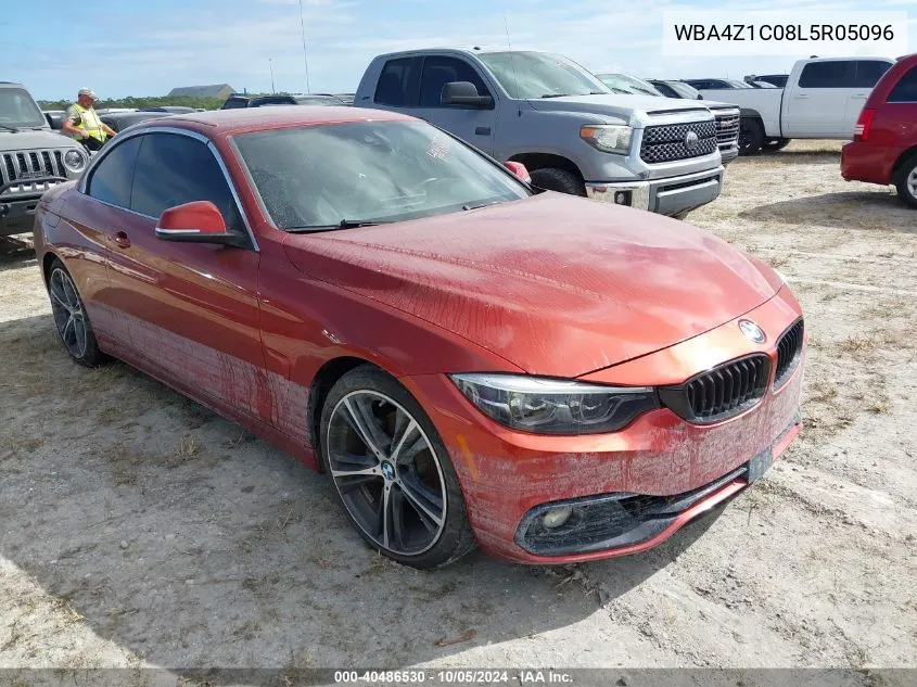 2020 BMW 430I VIN: WBA4Z1C08L5R05096 Lot: 40486530