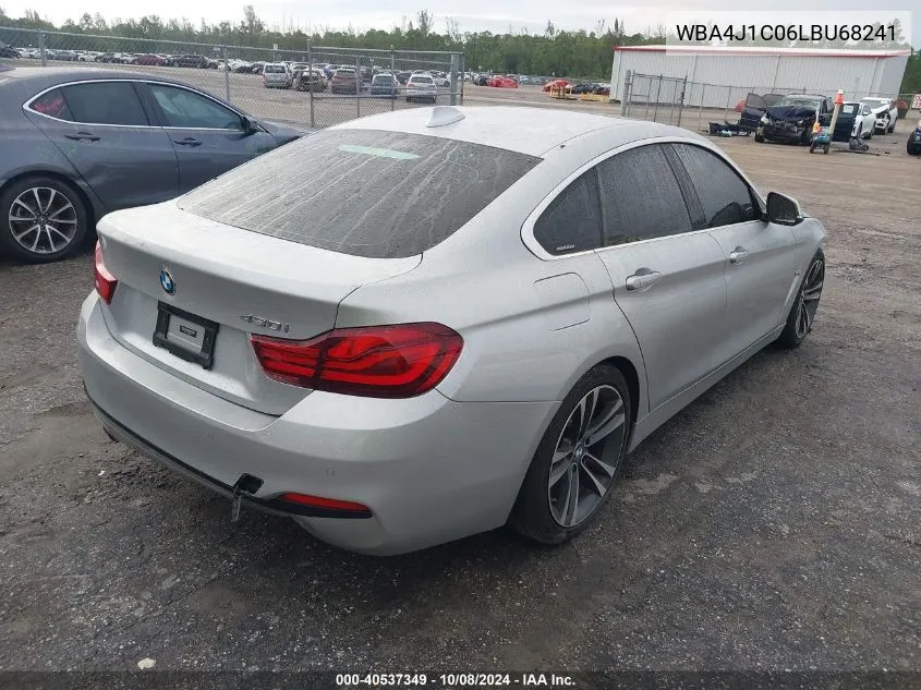 2020 BMW 4 Series 430I VIN: WBA4J1C06LBU68241 Lot: 40537349