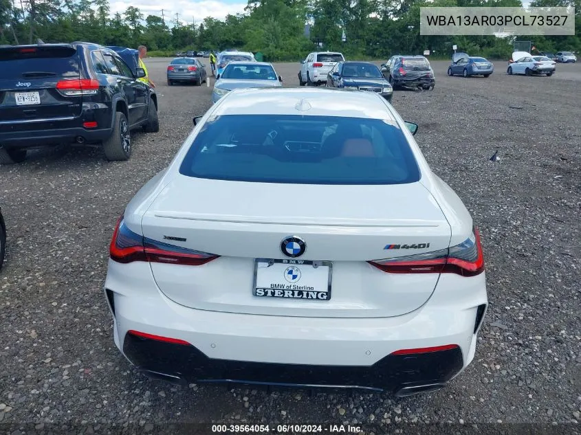 2023 BMW M440I xDrive VIN: WBA13AR03PCL73527 Lot: 39564054